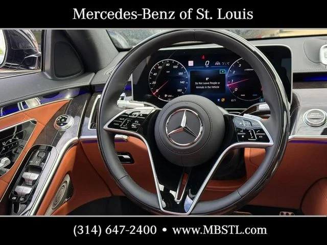 New 2026 Obsidian Black Metallic Mercedes-Benz S 580 image 9