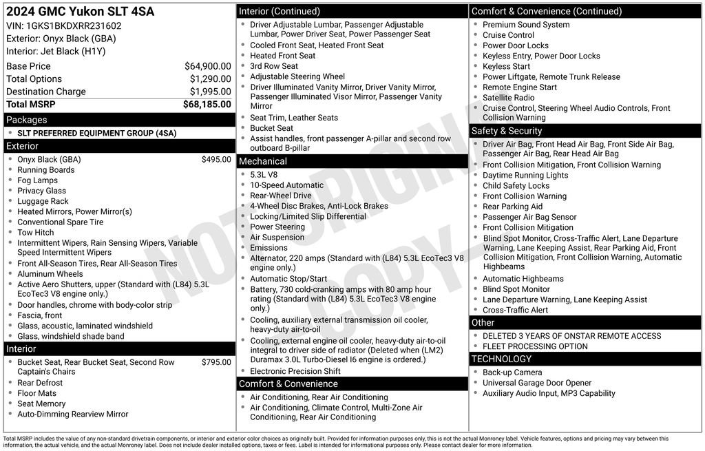 Used 2024 Black GMC SLT image 8