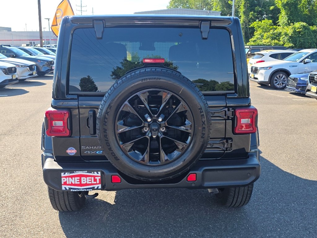 Certified Used 2025 Black Clear Coat Jeep Sahara 4xe image 15