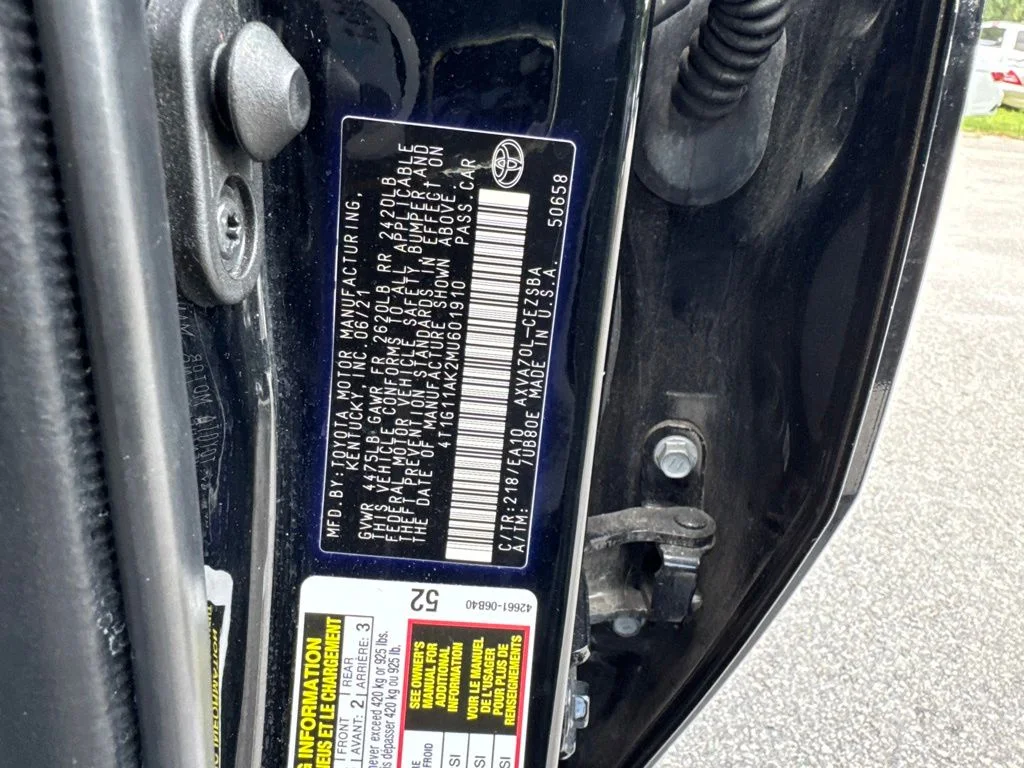 Used 2021 Black Toyota SE image 14