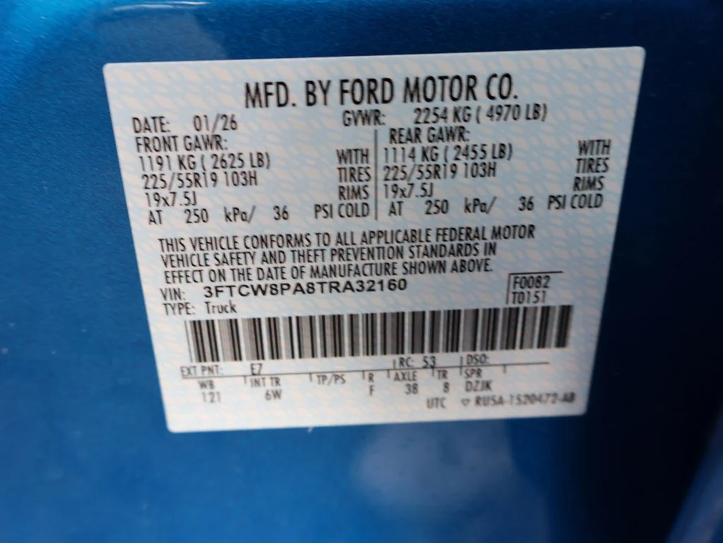 New 2026 Velocity Blue Ford Maverick Lobo™ image 40