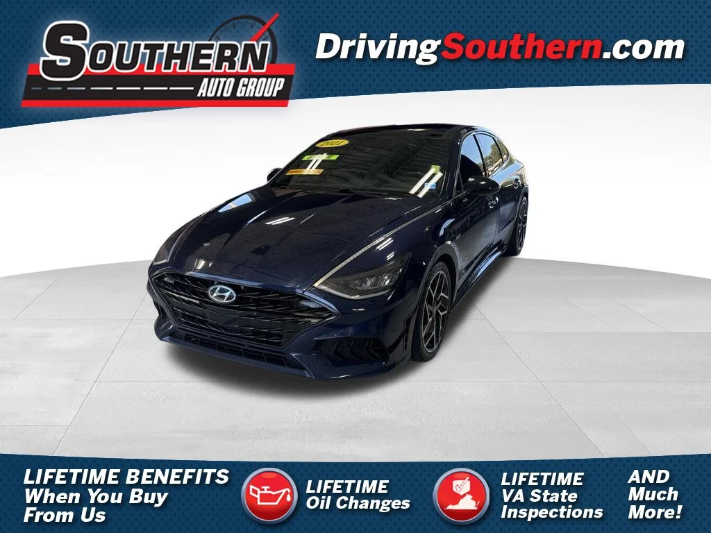 Used 2021 Blue Hyundai N Line image 1