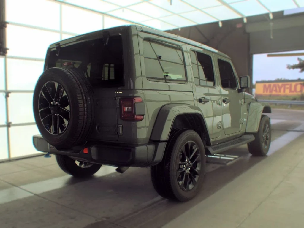 Used 2023 Gray Jeep Sahara 4xe image 2