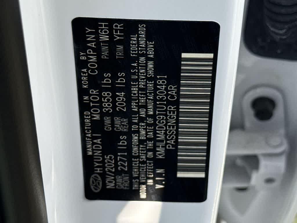 New 2026 Serenity White Hyundai SEL Sport image 29