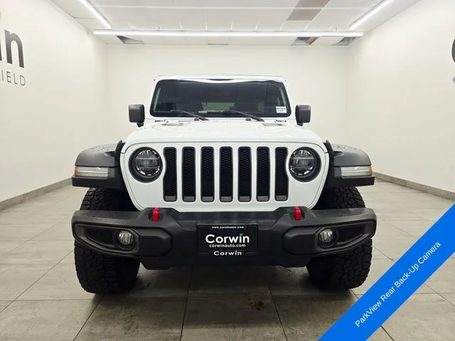 Used 2021 Bright White Clearcoat Jeep Unlimited Rubicon image 8
