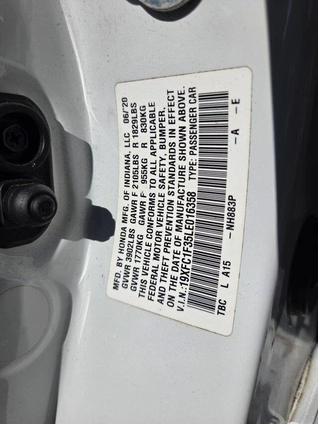 Certified Used 2020 Platinum White Pearl Honda EX image 32