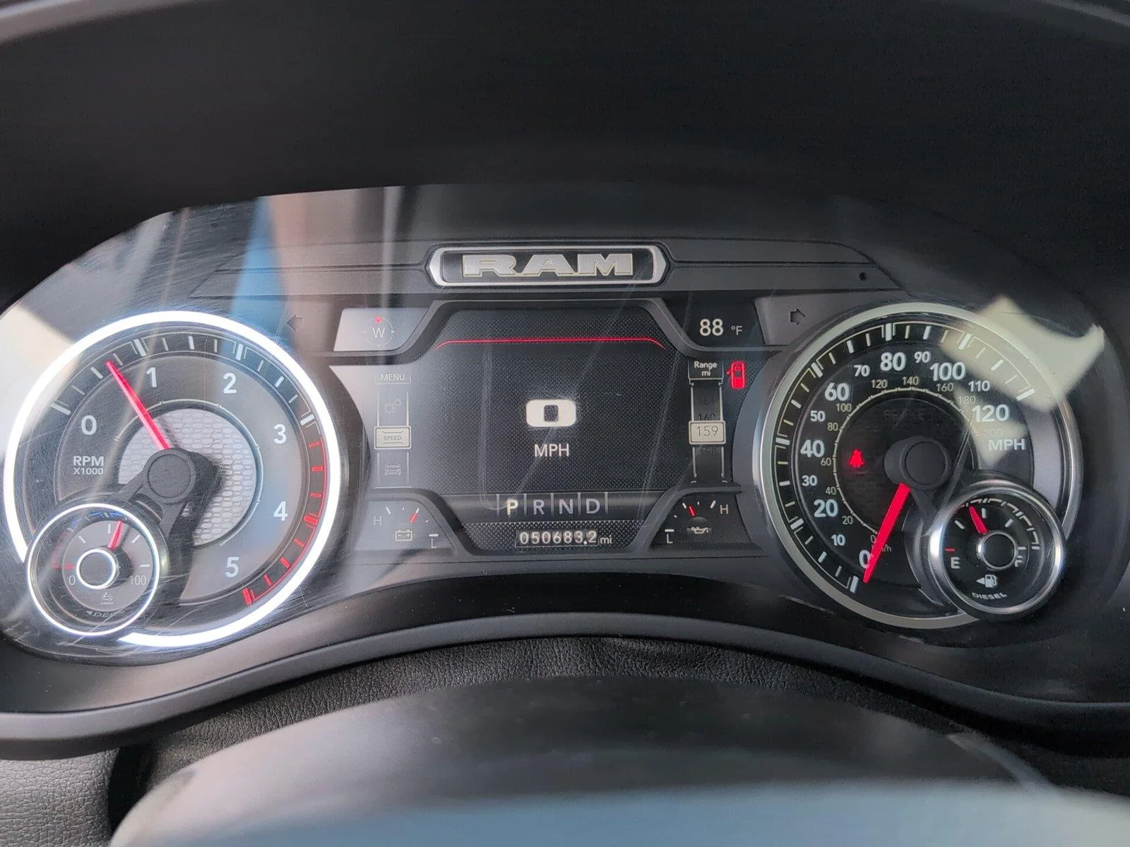 Used 2024 Bright White Clearcoat Ram Laramie image 25