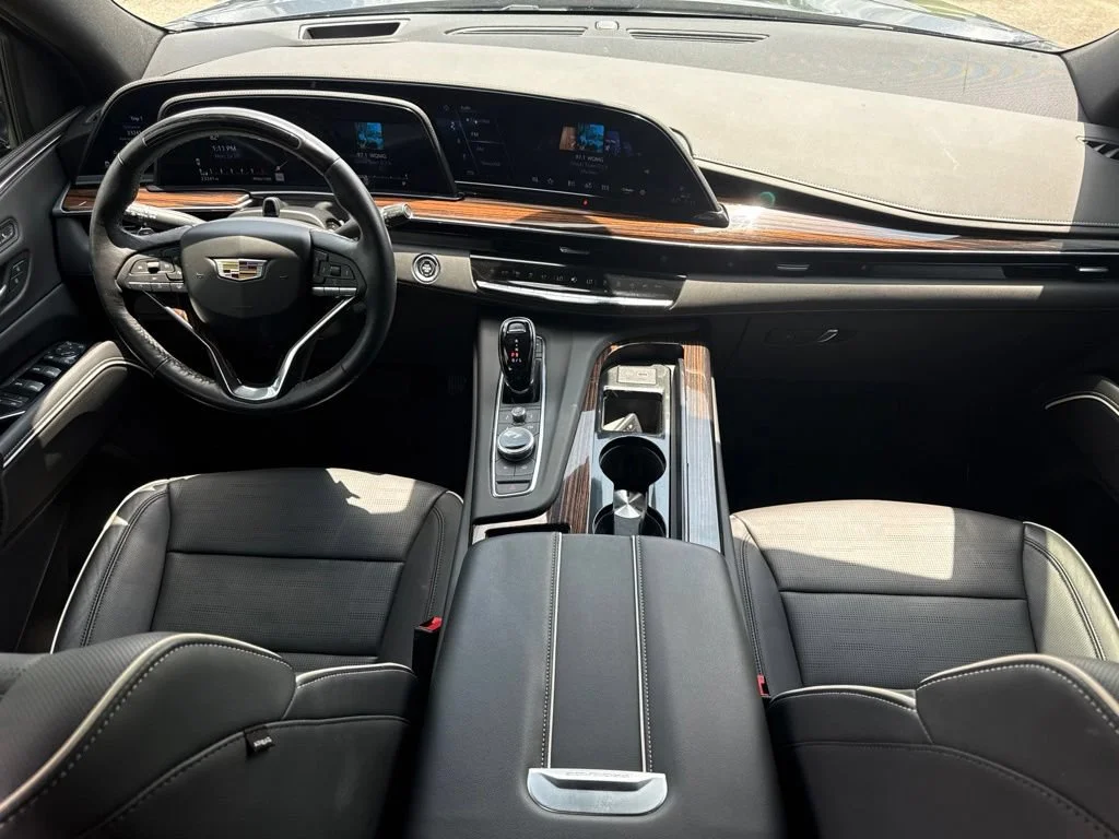 Used 2023 Galactic Gray Metallic Cadillac Premium Luxury image 16