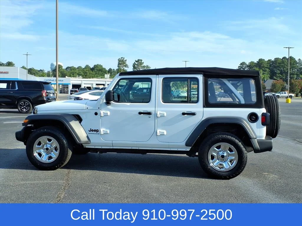 Used 2024 White Jeep 4-Door Sport 4x4 image 3