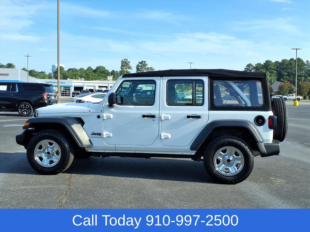 Used 2024 White Jeep 4-Door Sport 4x4 image 3