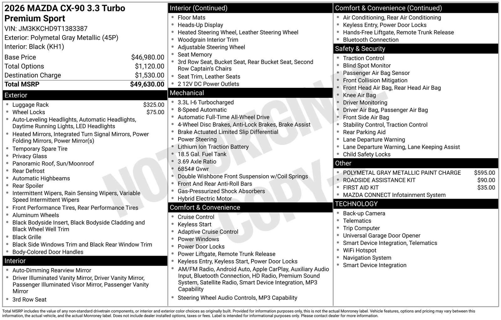 New 2026 Polymetal Gray Metallic Mazda 3.3 Turbo Premium Sport AWD image 24