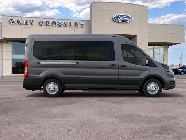New 2027 Carbonized Gray Metallic Ford Passenger Van XLT image 5