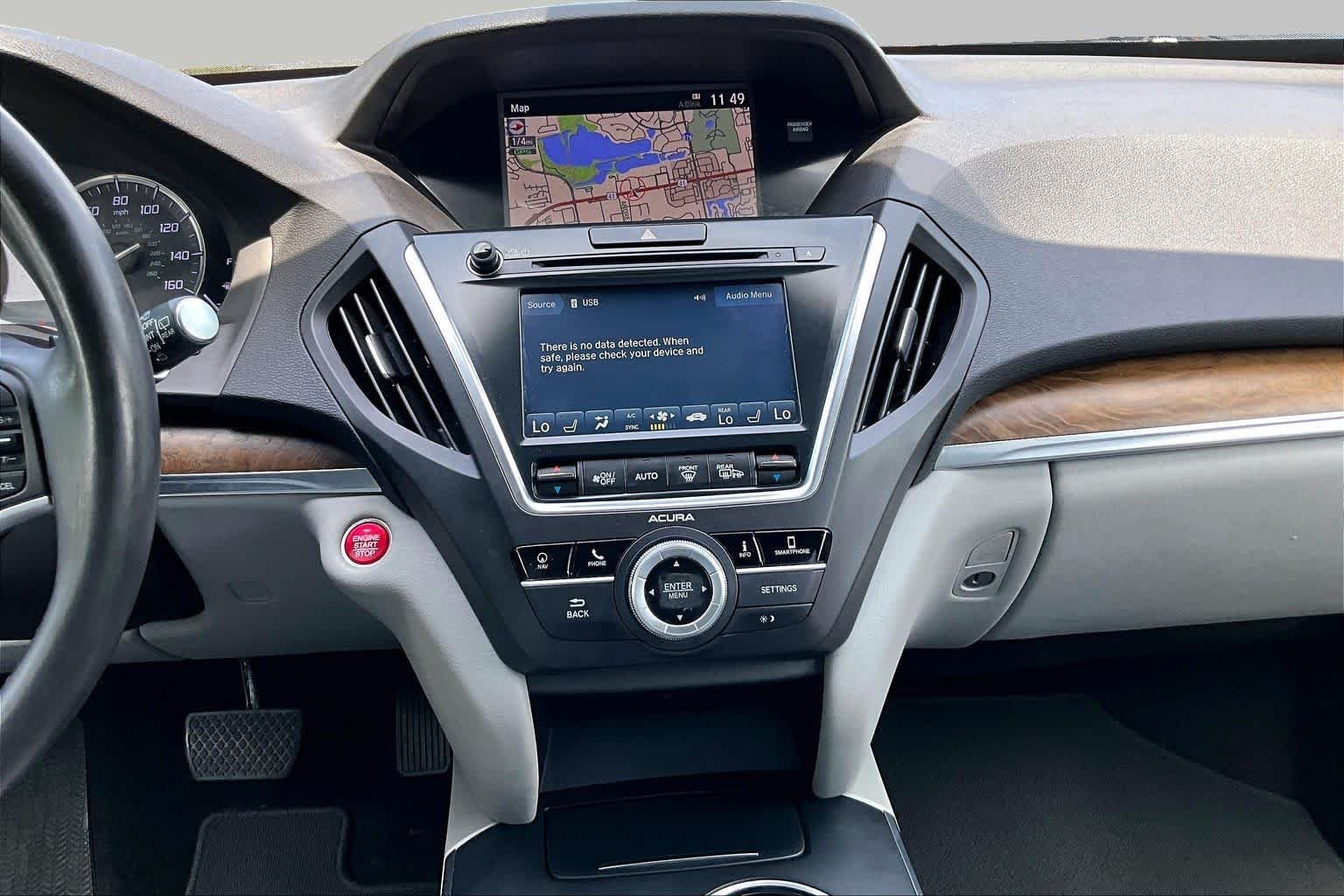 Used 2020 Lunar Silver Metallic Acura w/Technology Pkg image 7