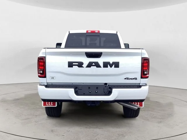 New 2026 Bright White Clearcoat Ram BLACK EXPRESS CREW CAB 4X4 8