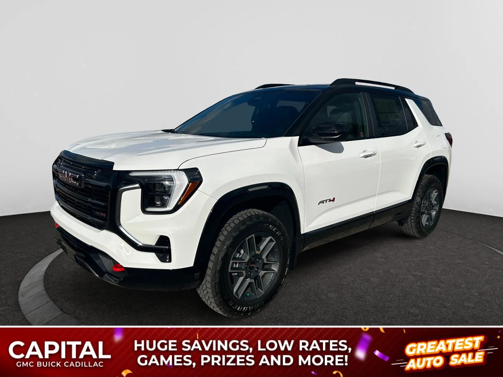 New 2027 Summit White GMC AWD AT4 image 1