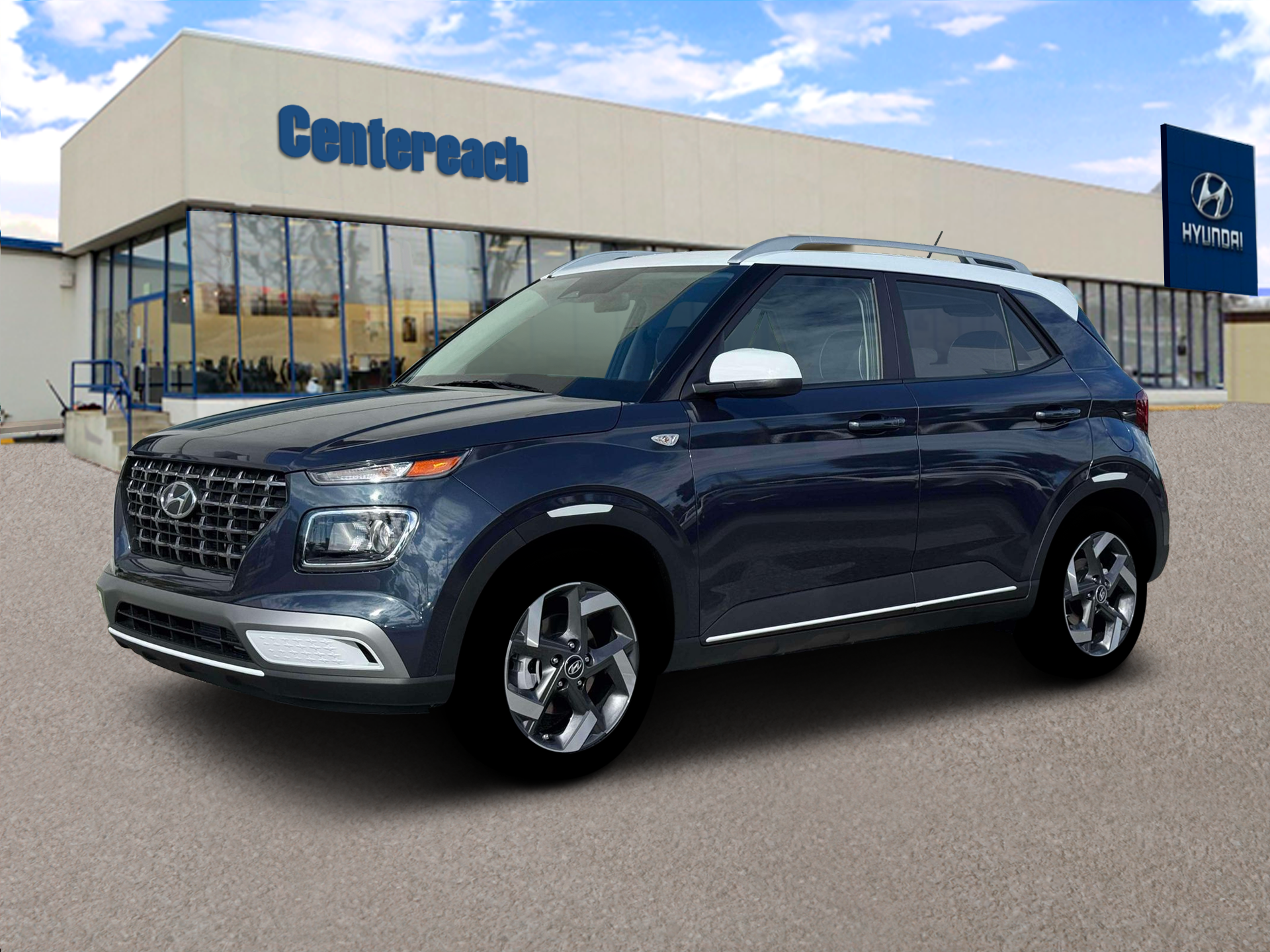 New 2026 Denim w/White Roof Hyundai SEL w/Two-Tone Roof image 2