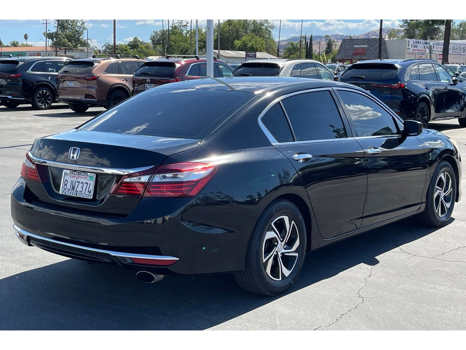 Used 2017 Crystal Black Pearl Honda LX image 6