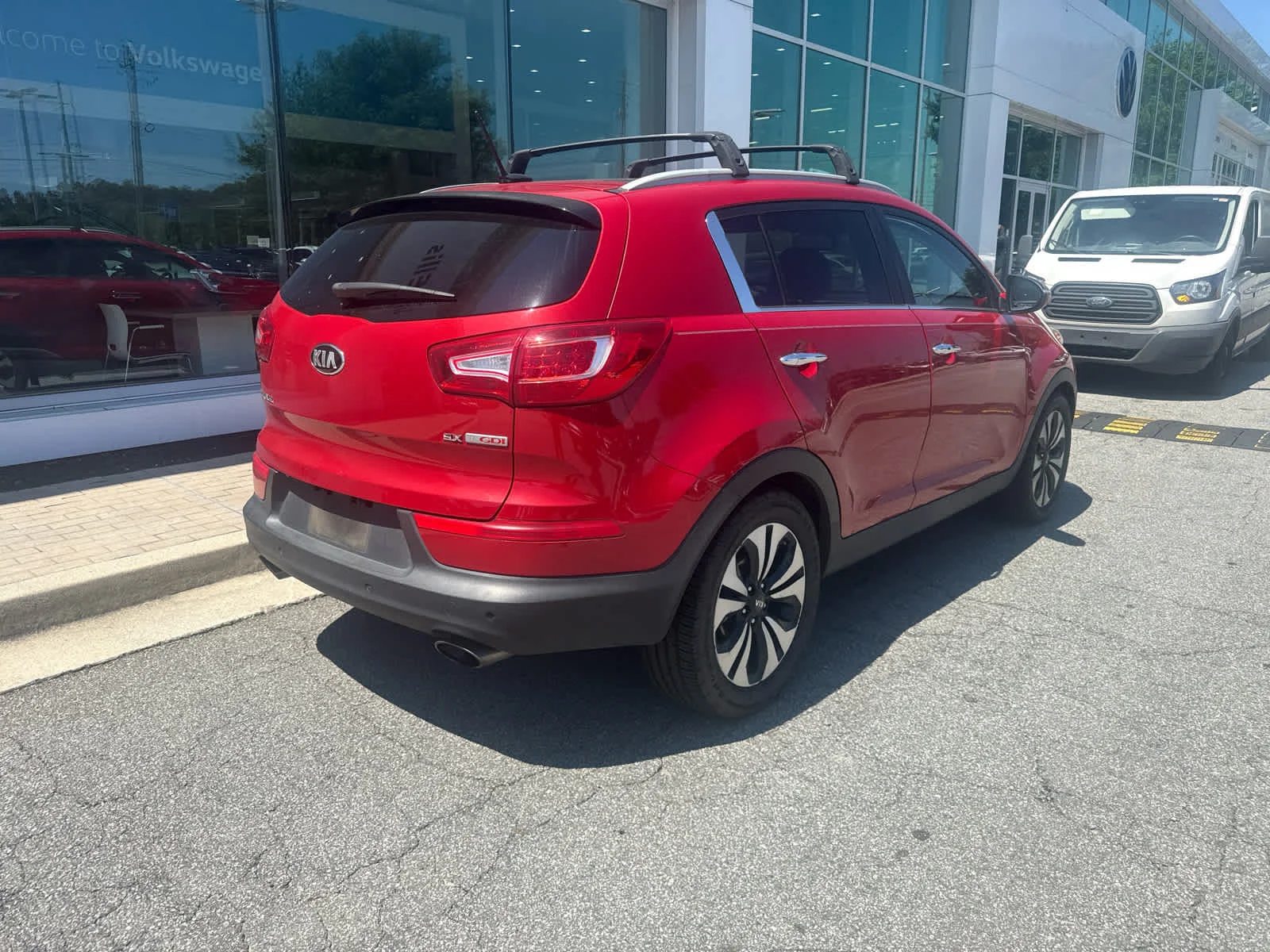 Used 2013 Signal Red Kia SX image 7