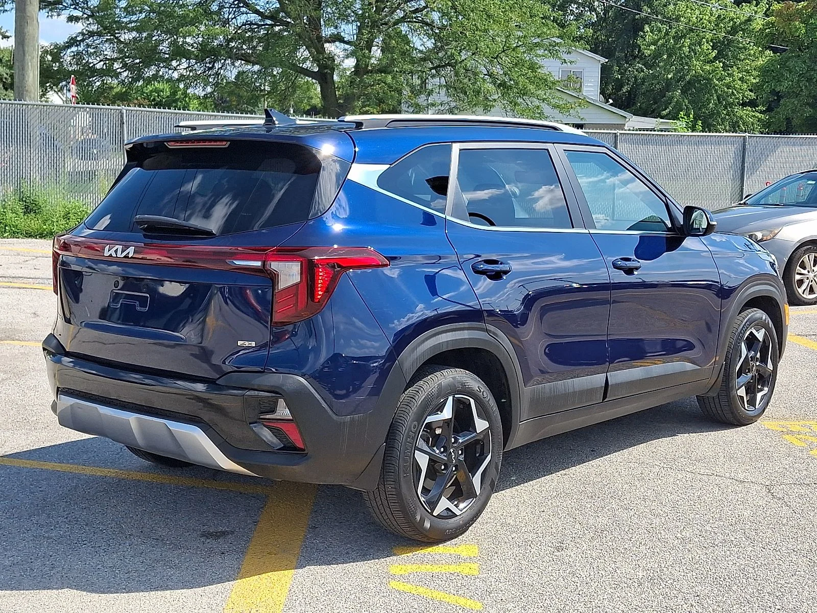 Certified Used 2024 Blue Kia EX image 2
