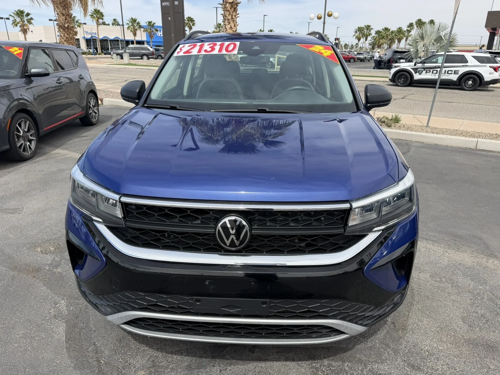 Used 2024 Dusk Blue Metallic Volkswagen S image 2
