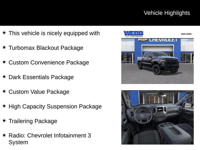New 2026 Black Chevrolet Custom image 2