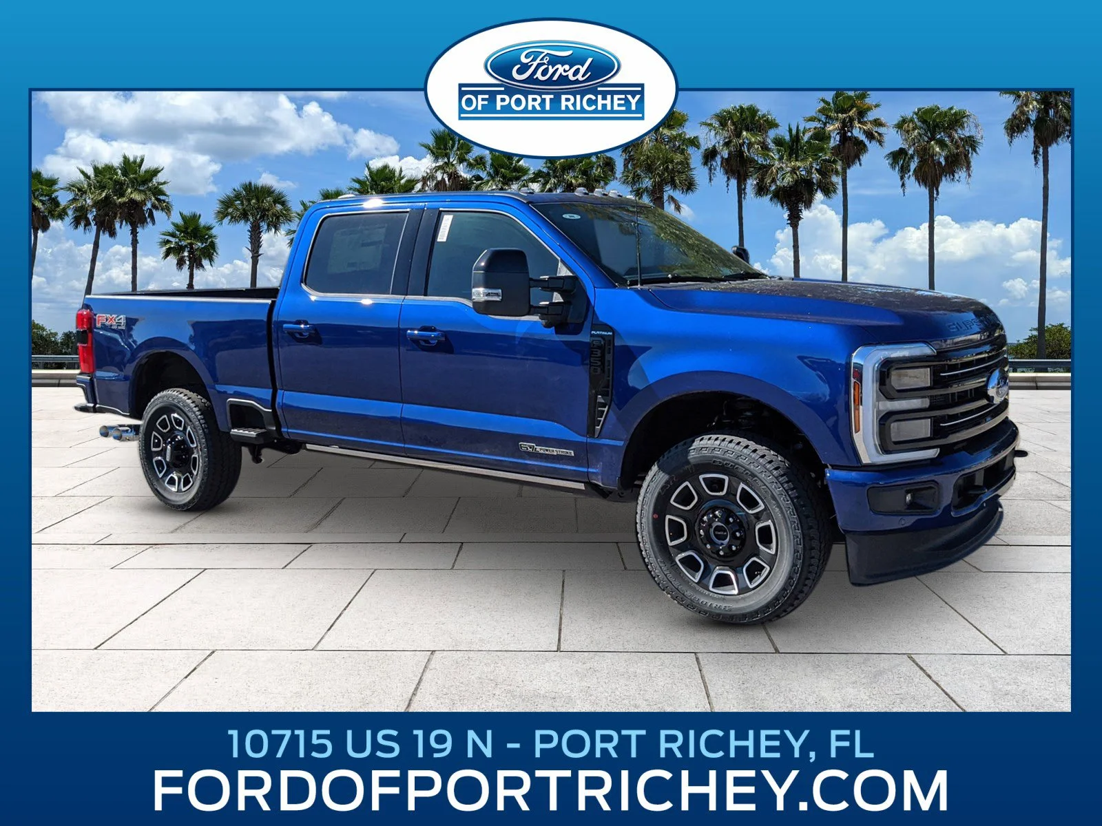 New 2026 Argon Blue Metallic Ford F-350® Platinum® image 1