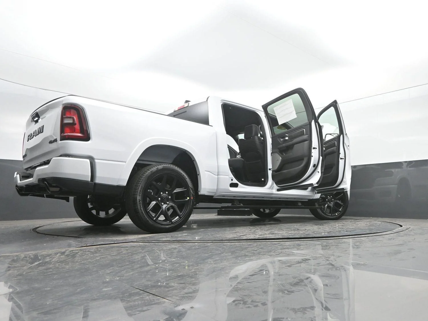 New 2026 Bright White Clear-Coat Exterior Paint RAM Laramie image 54
