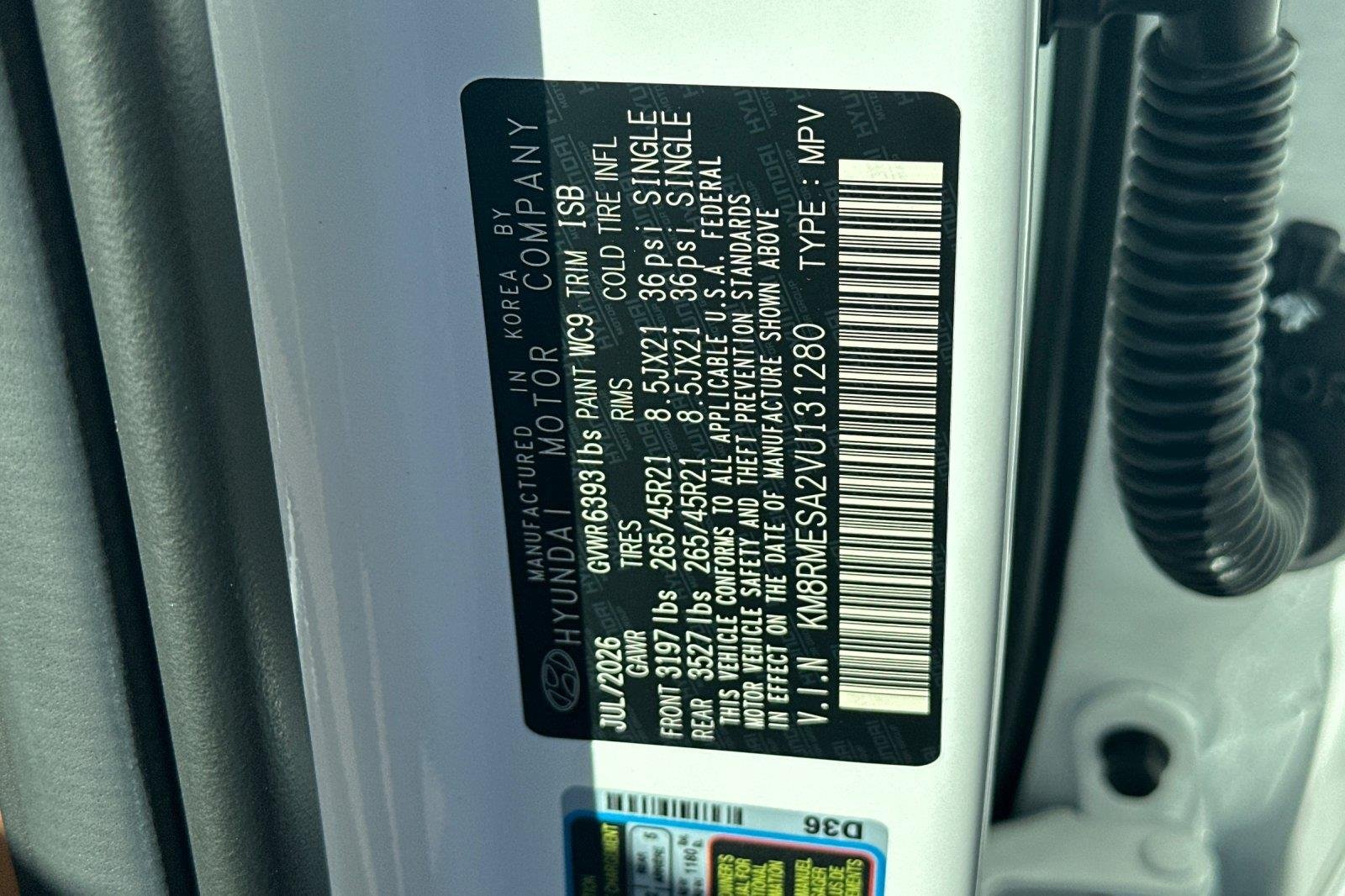 New 2027 Creamy White Pearl Hyundai Calligraphy image 29