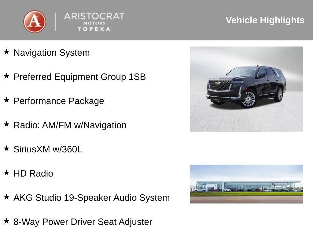 Used 2023 Cadillac Escalade Premium Luxury with VIN 1GYS4BKL4PR489258 for sale in Kansas City