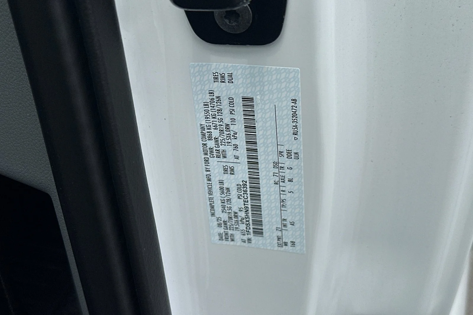 New 2026 Oxford White Ford F-550® XL image 26