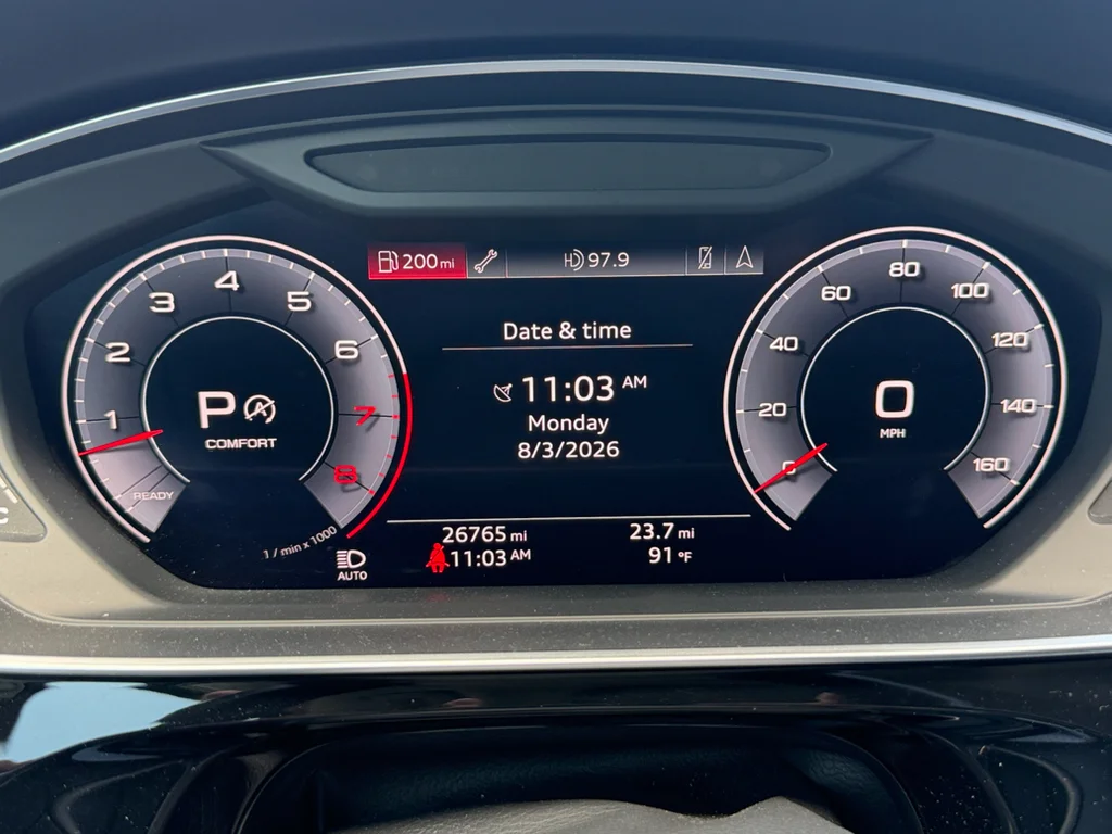 Used 2019 Glacier White Metallic Audi L 55 (Tiptronic) (No Longer Available Fo image 14