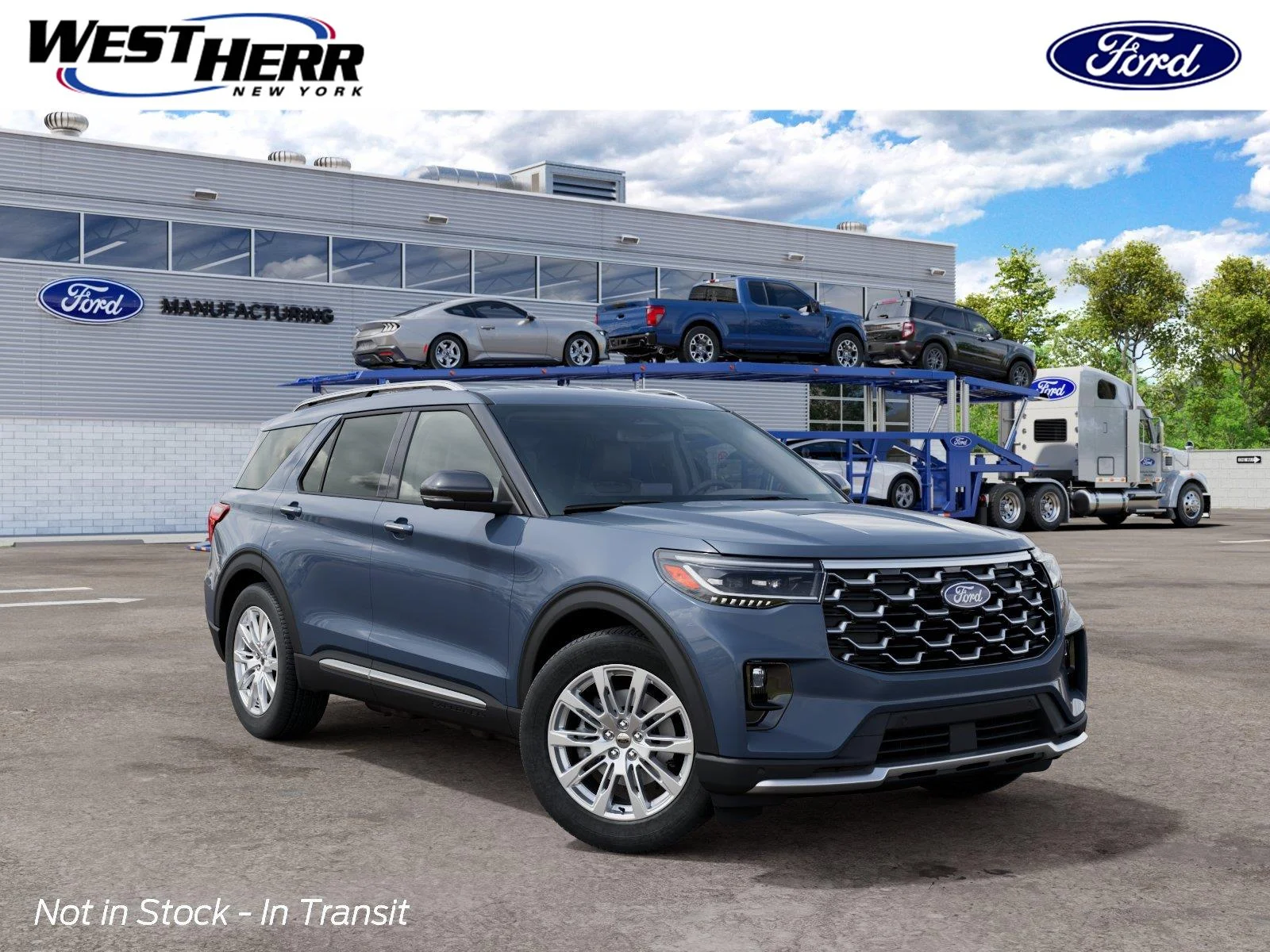 New 2027 Vapor Blue Metallic Ford Platinum™ image 1