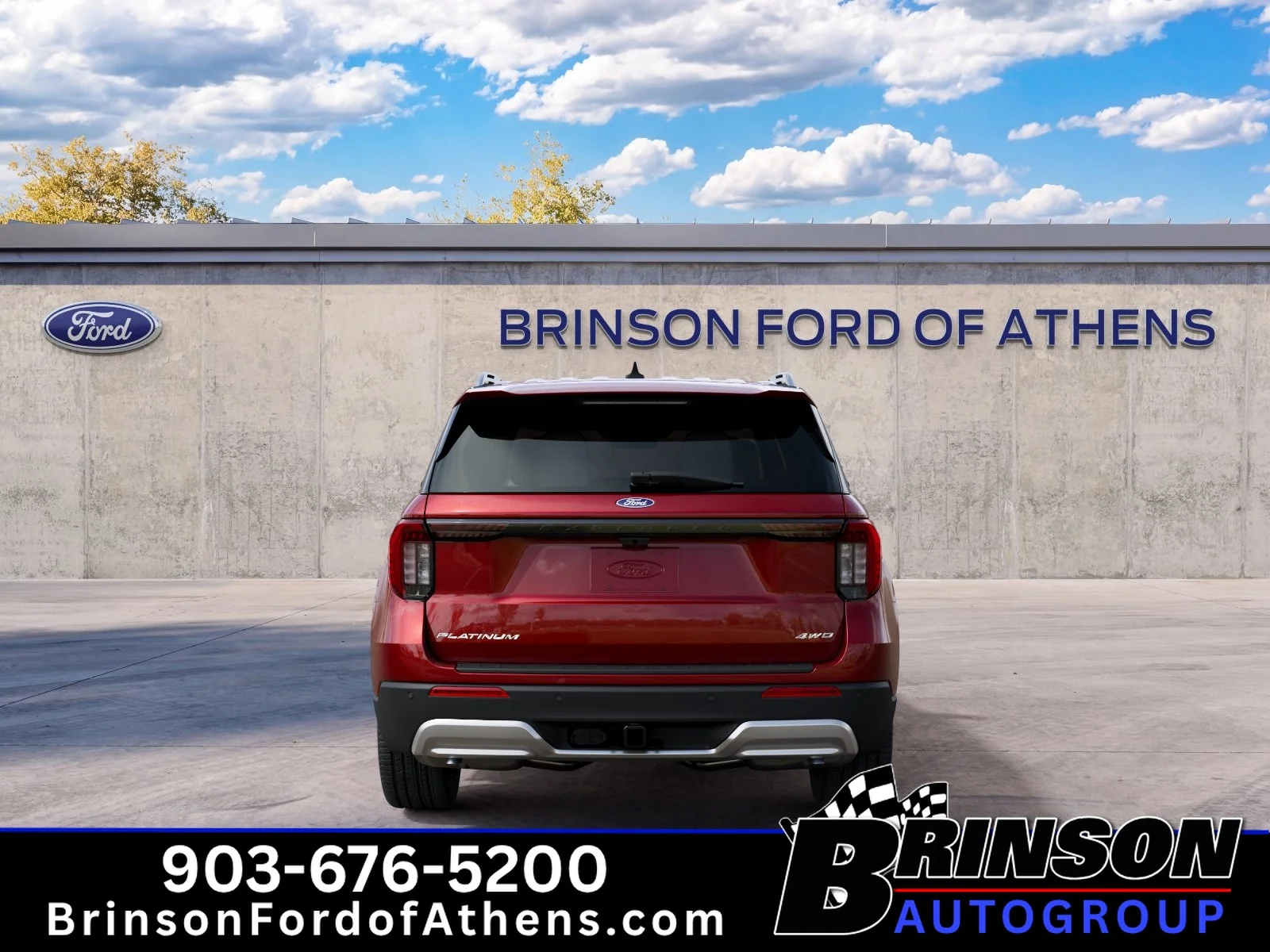 New 2027 Ruby Red Metallic Tinted Clearcoat Ford Platinum image 7