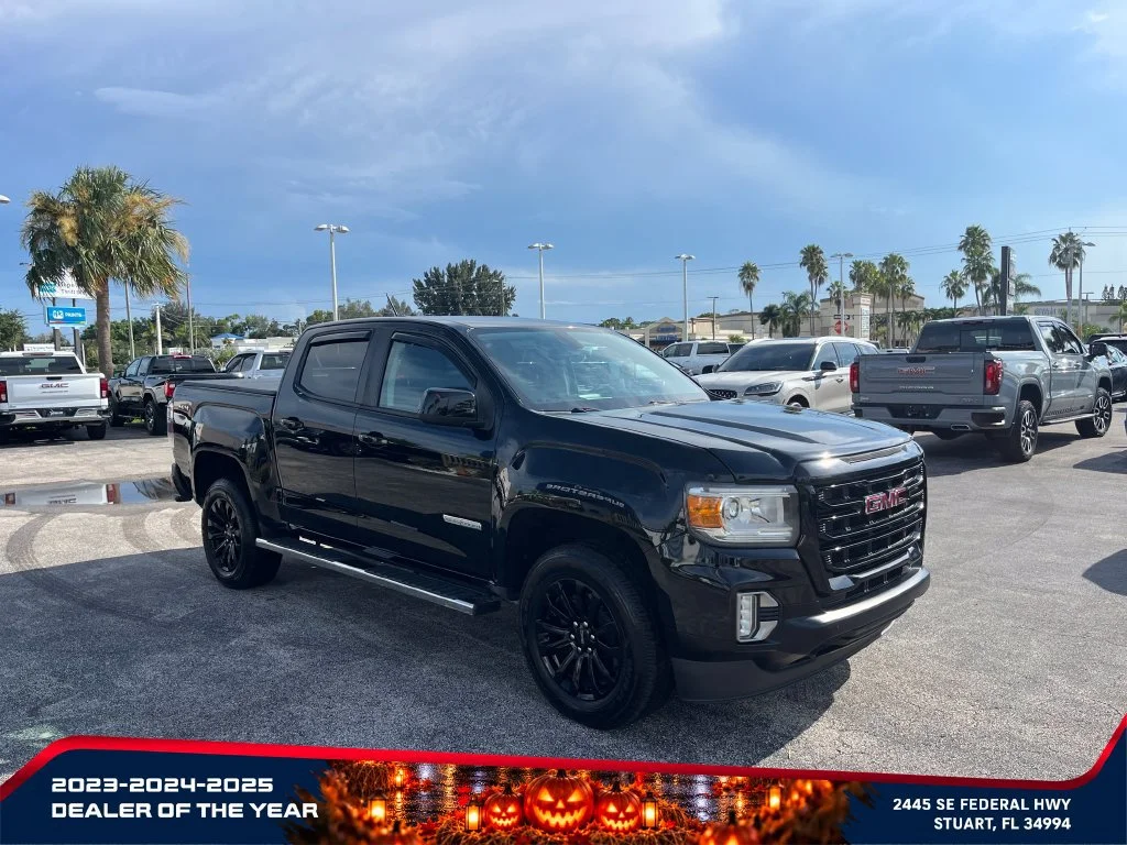 Used 2022 ONYX BLACK GMC 4WD Elevation image 2