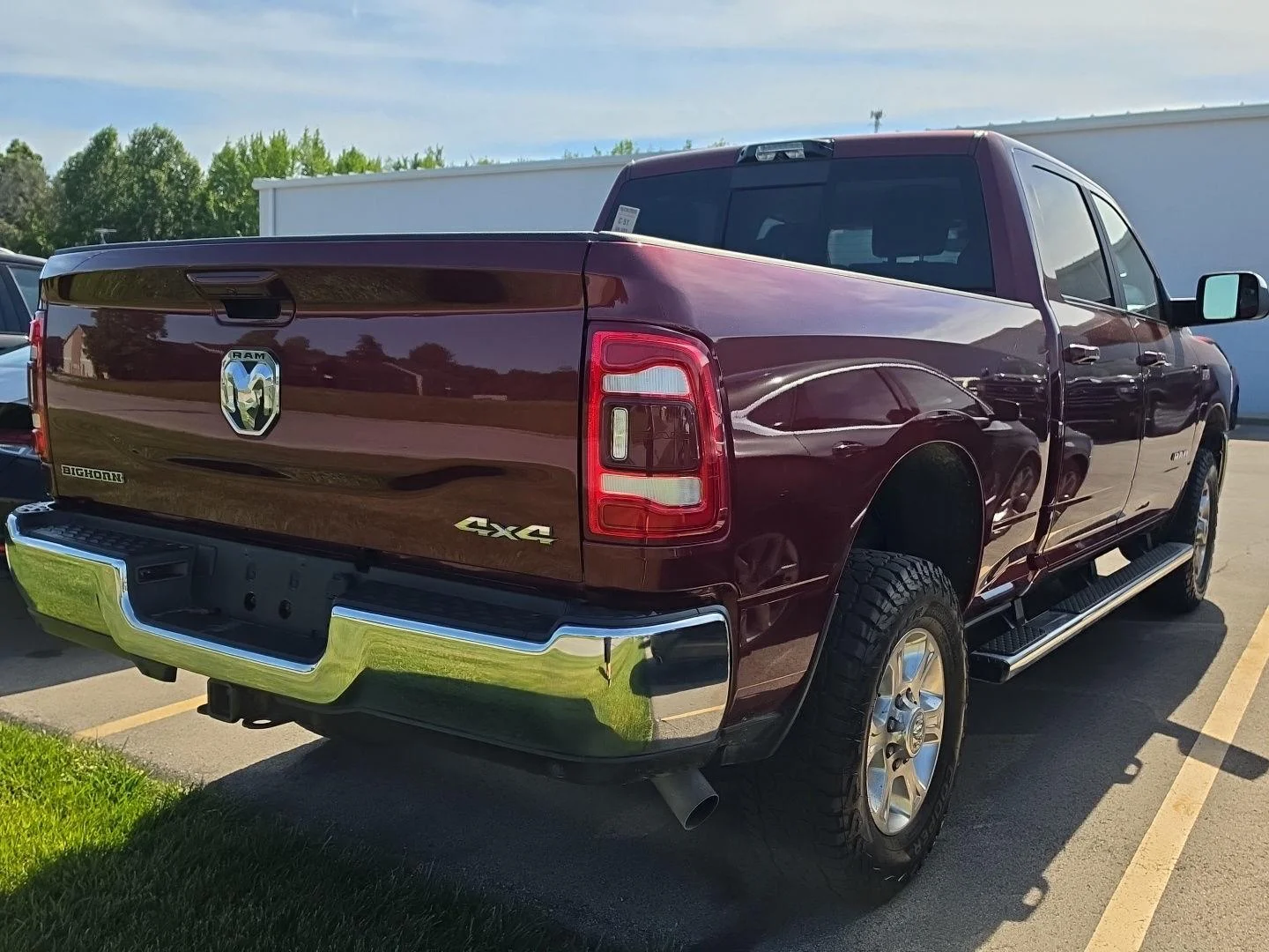 Used 2022 Delmonico Red Pearlcoat Ram Big Horn image 3