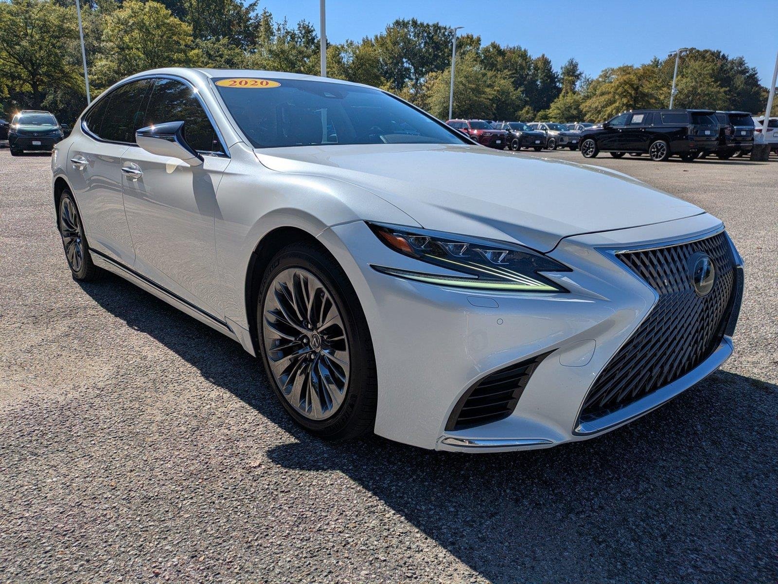 Used 2020 Eminent White Pearl Lexus LS 500 image 2