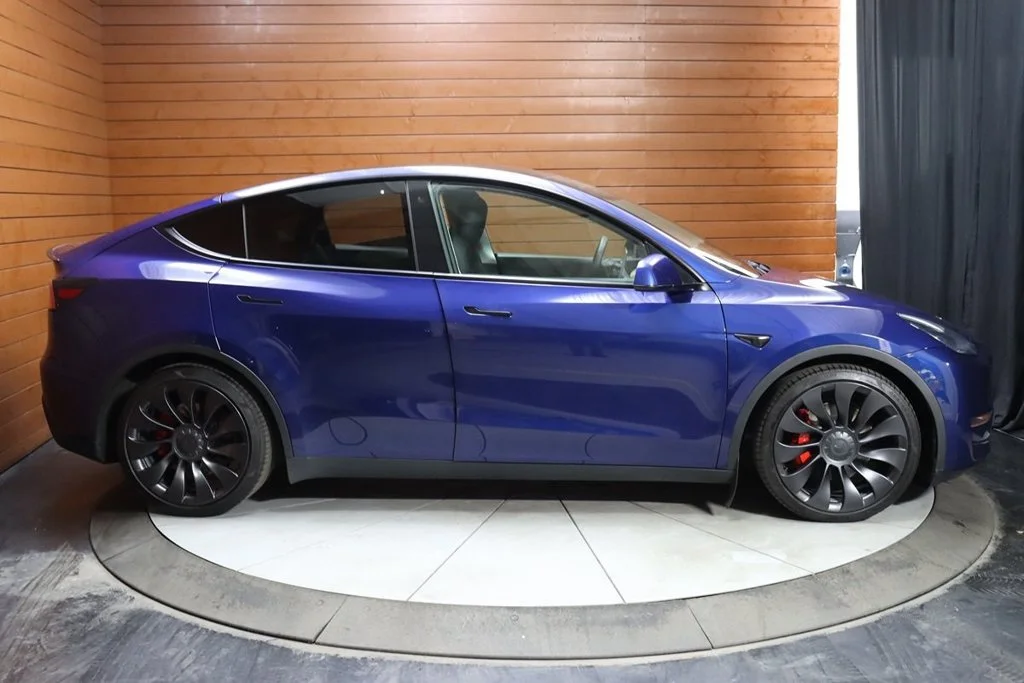 Used 2023 Deep Blue Metallic Tesla Performance image 19