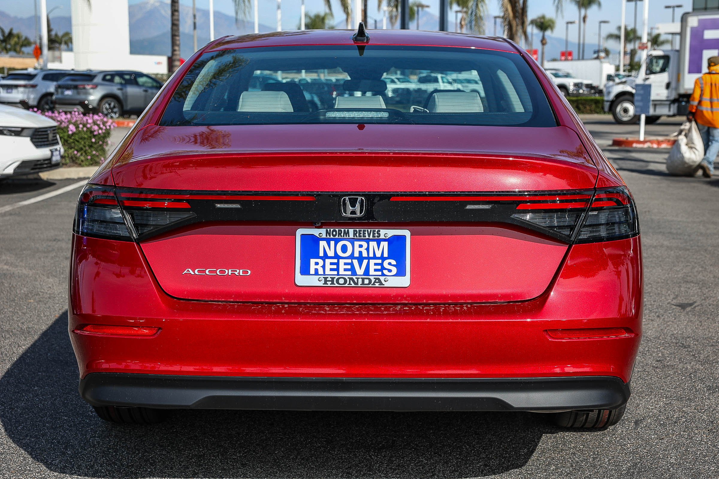 New 2026 Radiant Red Metallic Honda SE CVT image 5