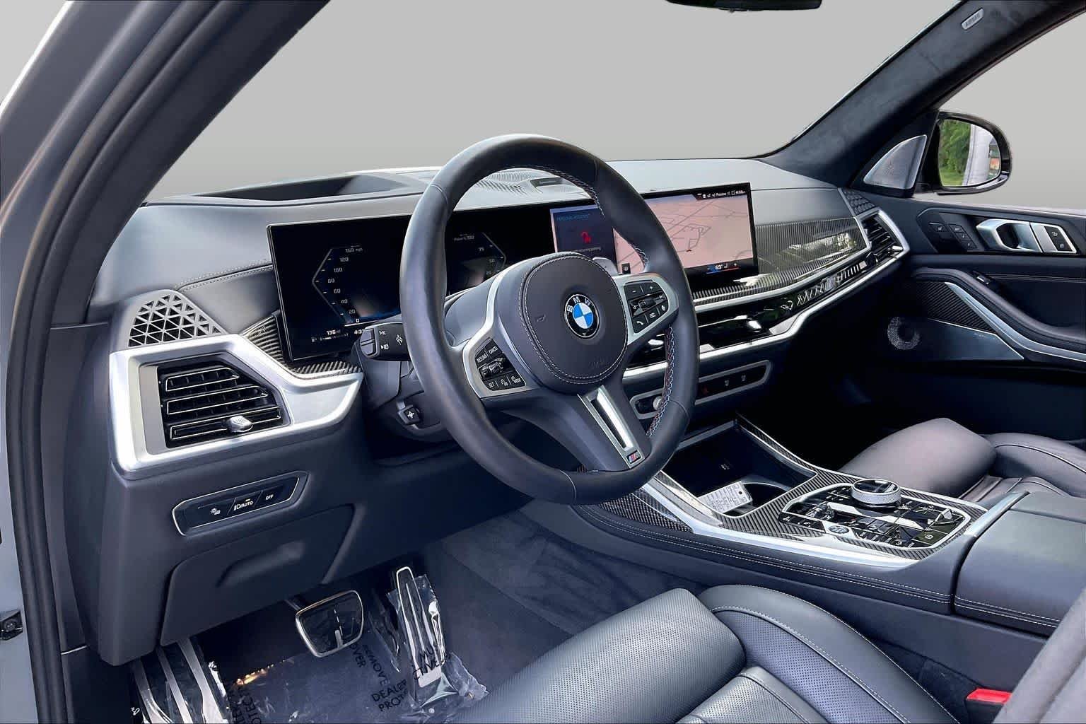 Used 2024 Frozen Pure Grey Metallic BMW M60i image 16