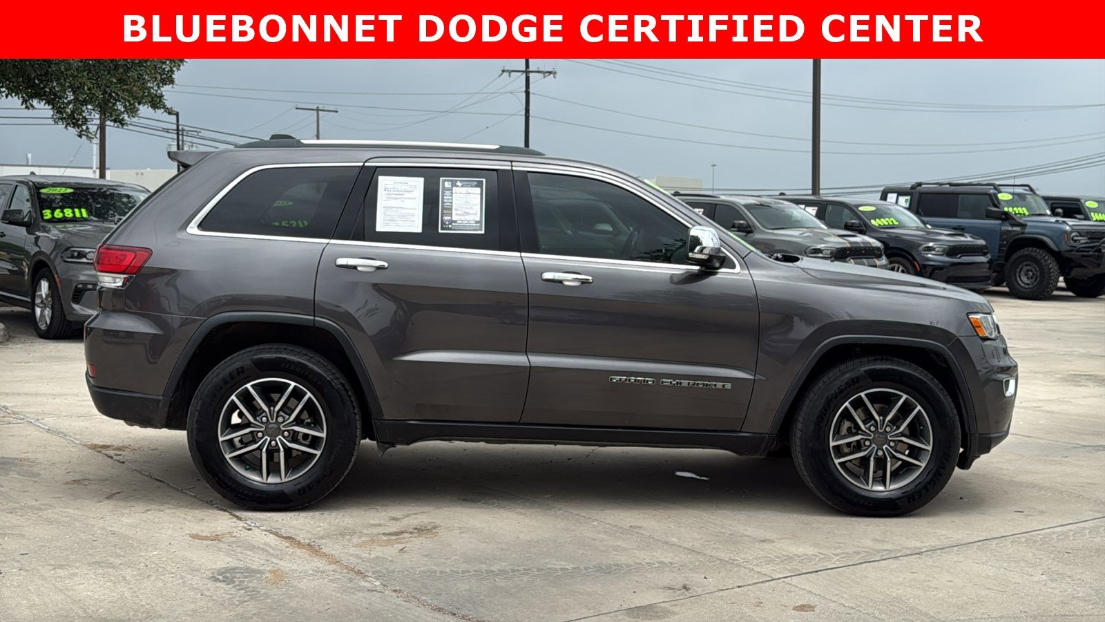 Used 2020 Granite Crystal Metallic Clearcoat Jeep Limited image 4