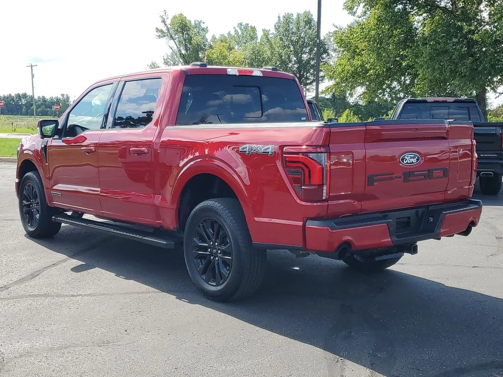 Certified Used 2024 Rapid Red Metallic Tinted Clearcoat Ford Lariat image 3