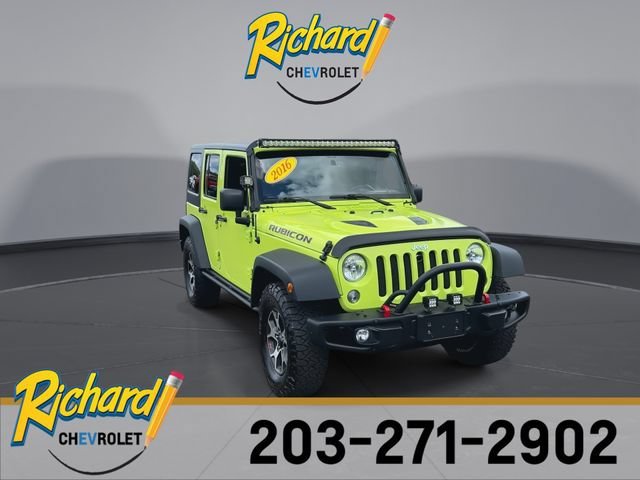 Used 2016 Green Jeep Rubicon Hard Rock image 3