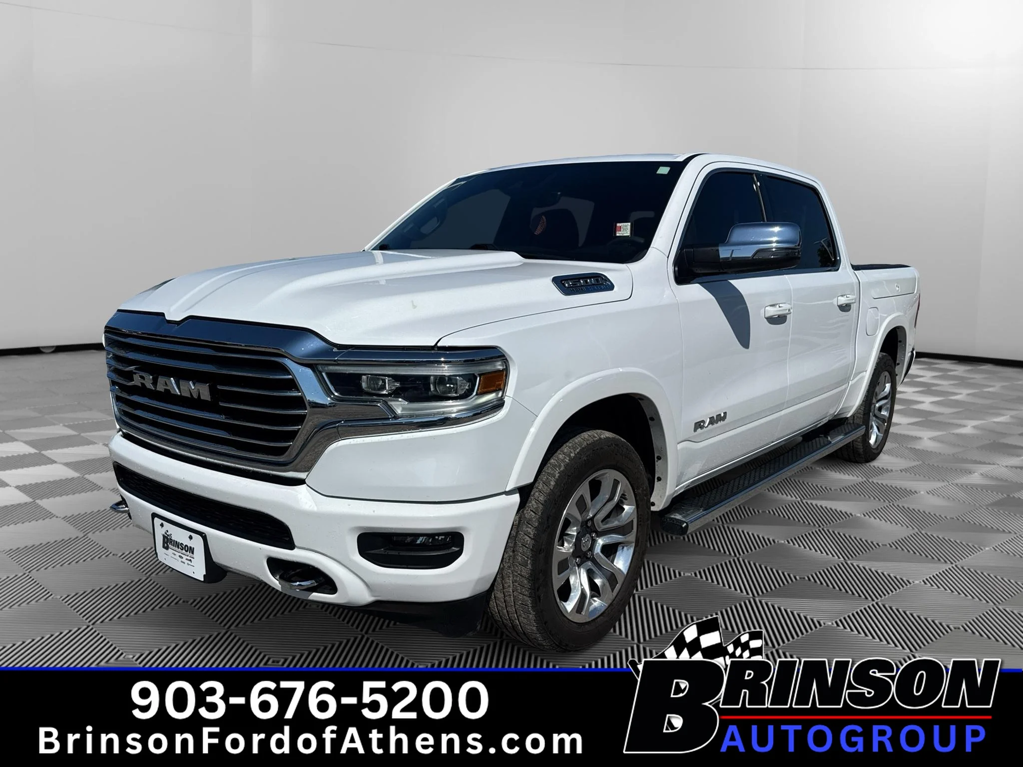 Used 2024 Bright White Clearcoat Ram Longhorn image 1