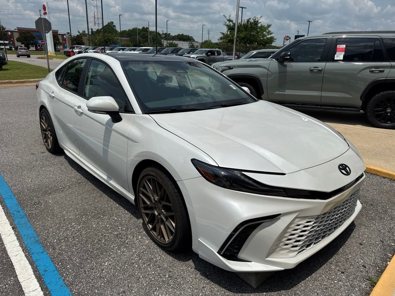 Used 2025 Beige Toyota XSE image 3