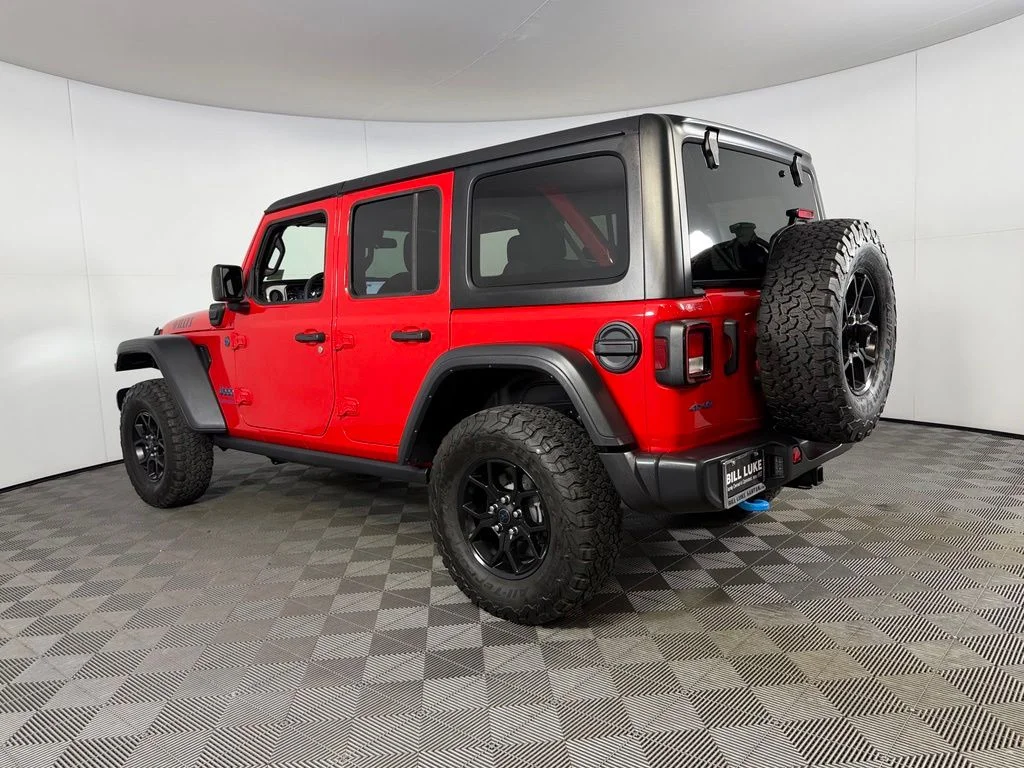 Certified Used 2024 Red Jeep Willys 4xe image 9