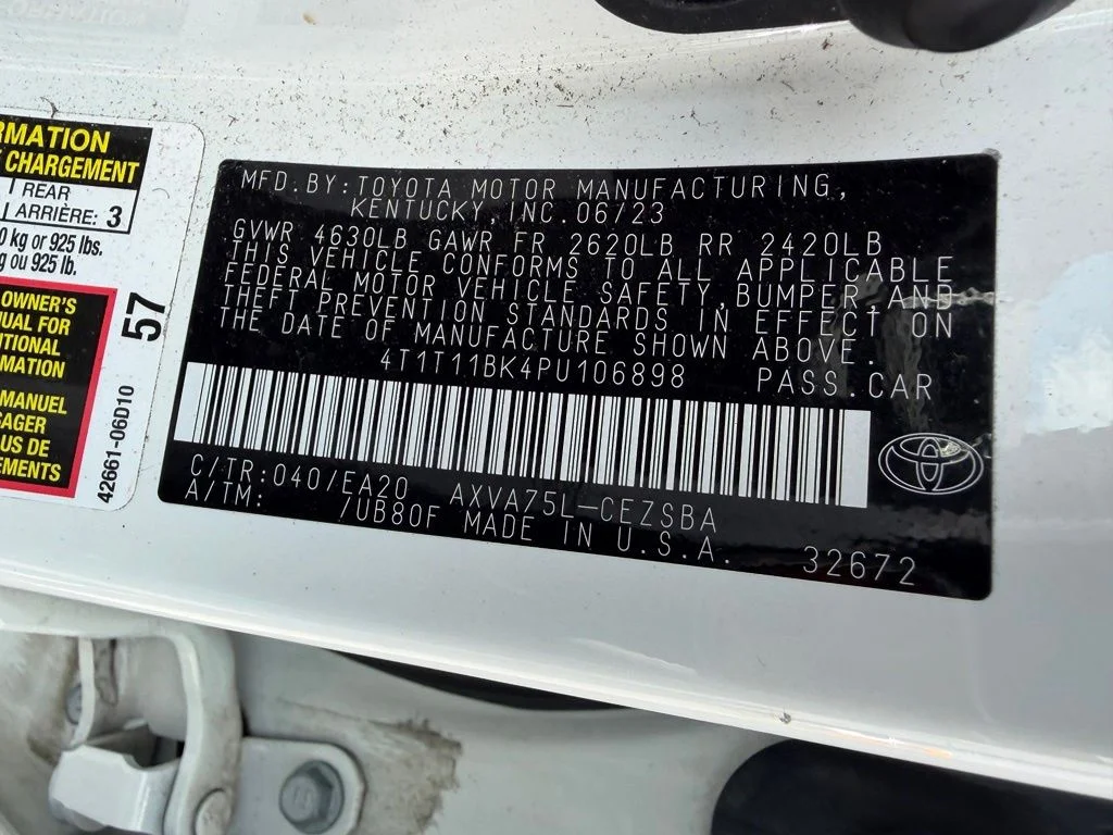 Certified Used 2023 White Toyota SE image 41