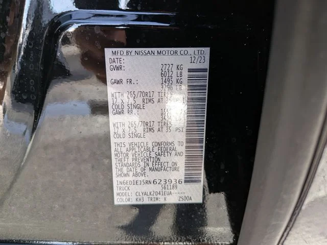 Used 2024 Black Nissan PRO-X image 35