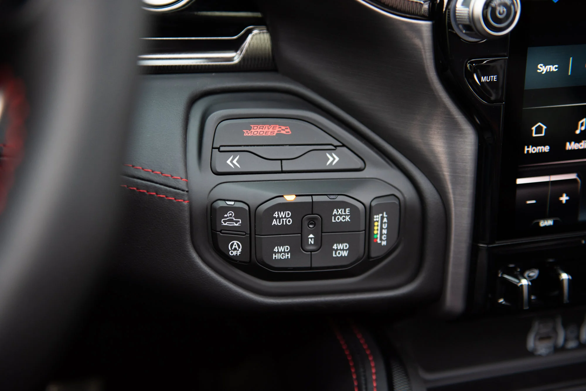 New 2026 Black RAM RHO* Crew Cab 4x4, 540HP, 35 Inch Tires, Massage Seats, Passenger Screen image 25