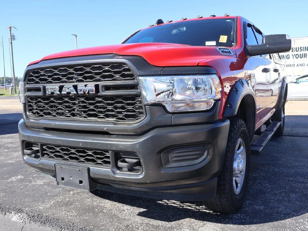 Used 2021 Flame Red Clearcoat Ram Tradesman image 2