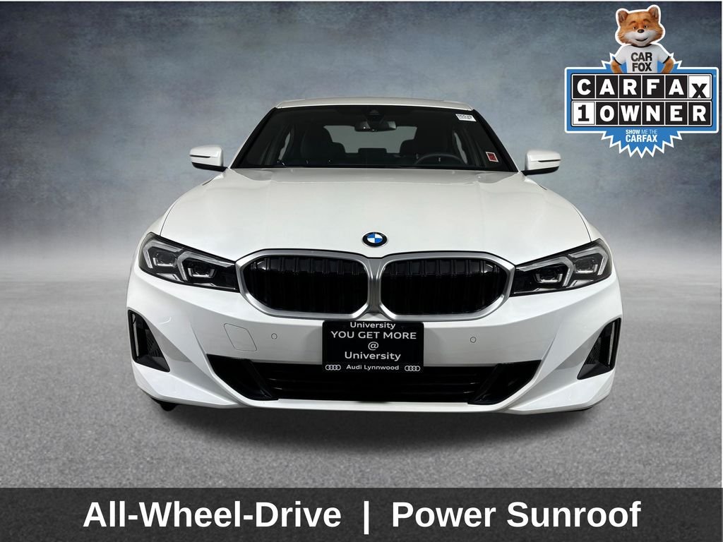 Used 2025 White Metallic BMW 330i xDrive image 2
